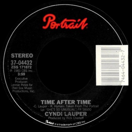 Time After Time – Cyndi Lauper